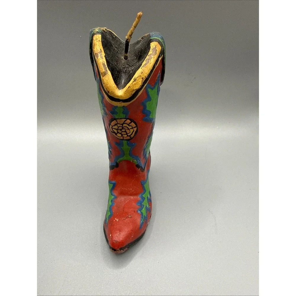 Lot-4 Western Decor Candle Boots Buckle Hat Hook